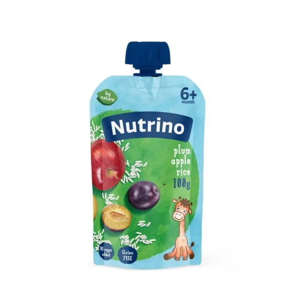 Nutrino pouch jabuka, šljiva i pirinač 100g 