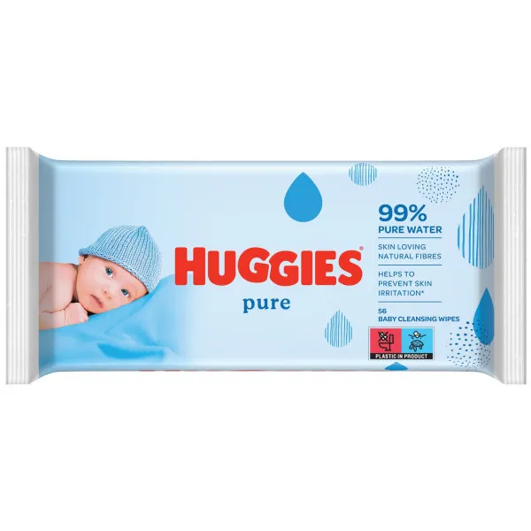 Huggies baby vlažne maramice pure 56kom 