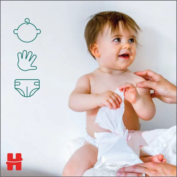 Huggies baby vlažne maramice all over clean 56kom 