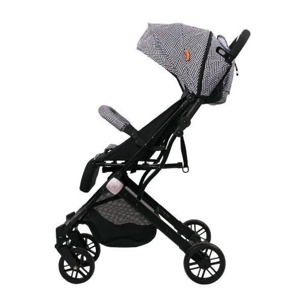 Jungle kolica quad linije crno-bijela