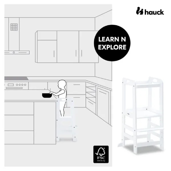 Hauck toranj za učenje Learn N Explore, White