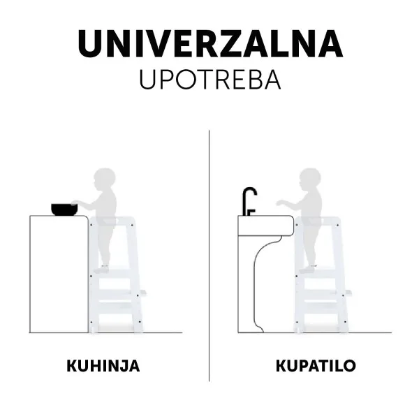 Hauck toranj za učenje Learn N Explore, White