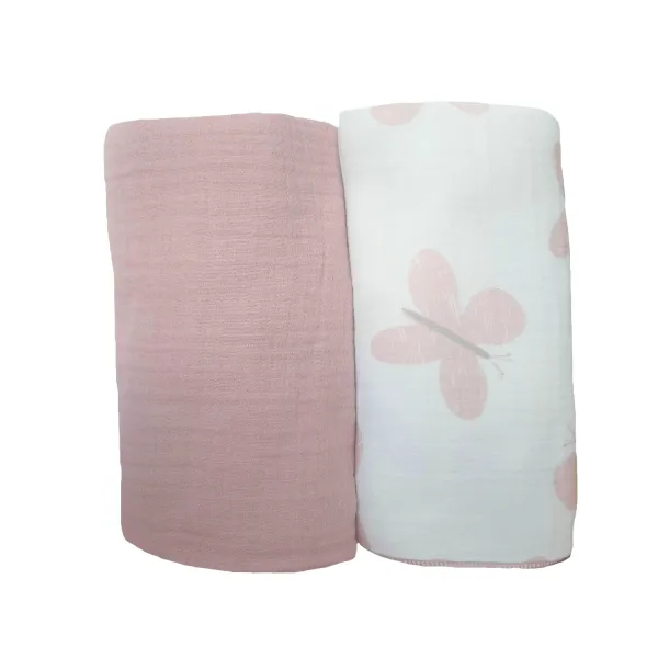 Baby Textil tetra pelene od muslina 2/1 Leptirići