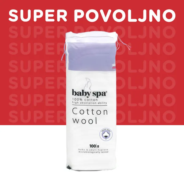 Baby spa pamučna vata 100g 