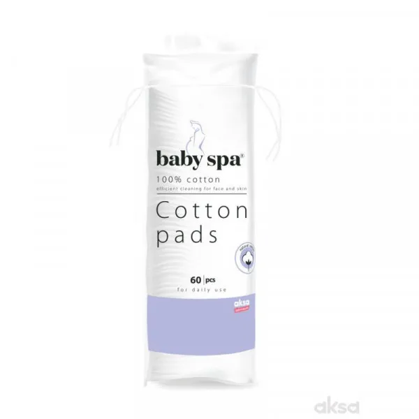 Baby spa kozmetički jastučići 60/1