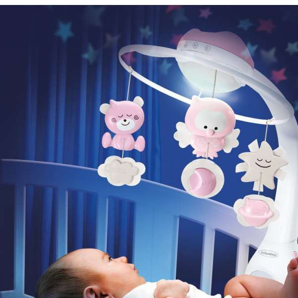 INFANTINO muzička vrteška 3U1 roze 049142 