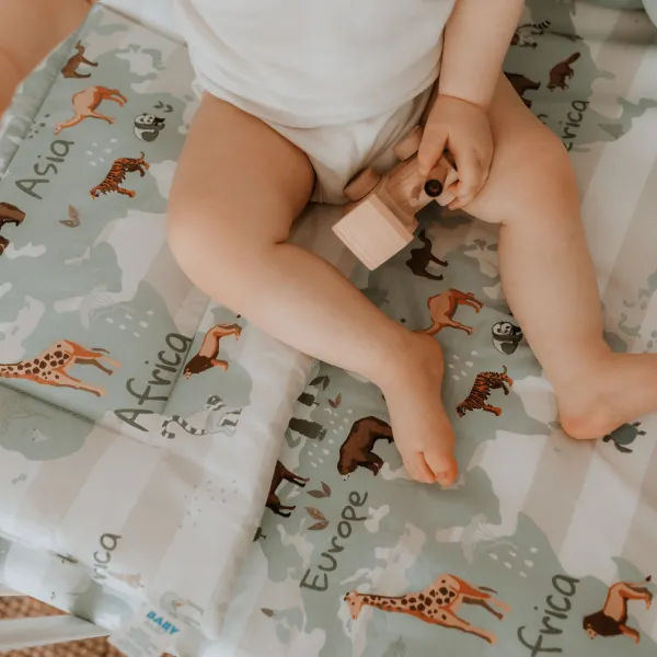 Baby Textil posteljina Mapa sveta 4/1, 80x120cm