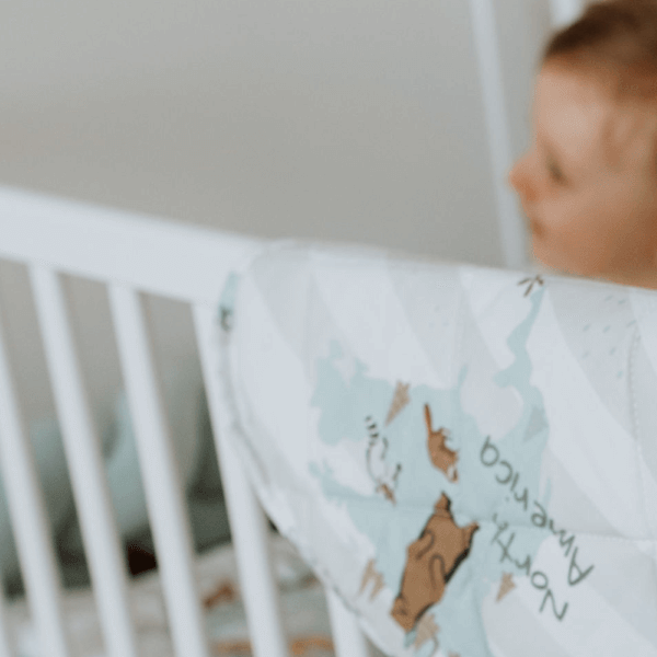 Baby Textil posteljina Mapa sveta 4/1, 80x120cm 