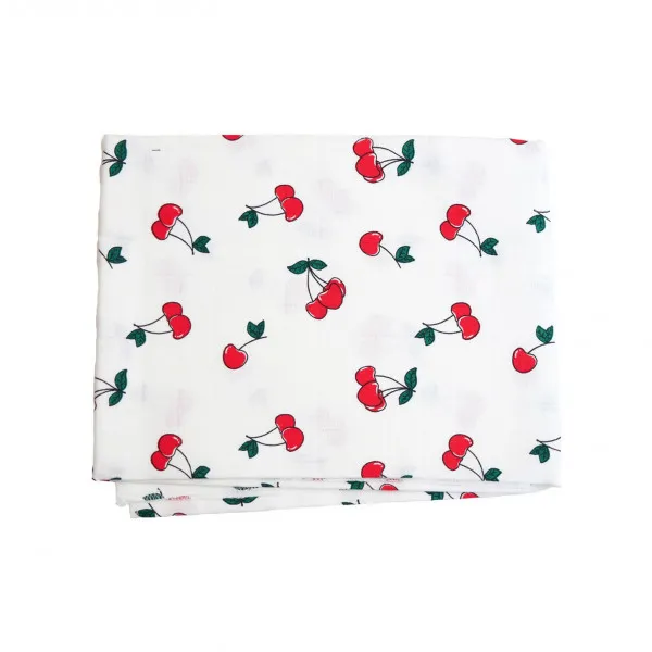 Lillo&Pippo muslin pelena 80x80cm, Višnjiice 