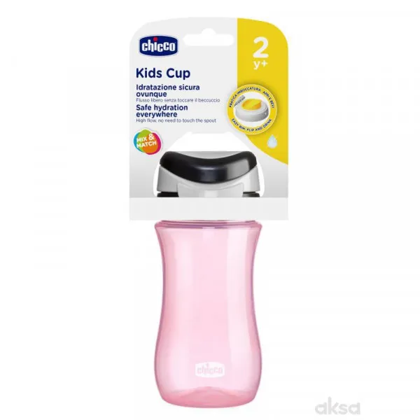 Chicco sport. čaša sa prek.ručkom350ml,24m+,zelena 
