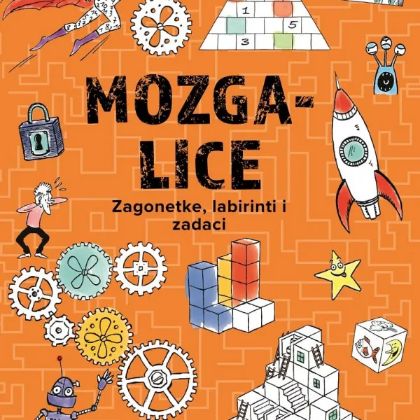 Malik knjiga Mozga-lice narandžasta 8+ 