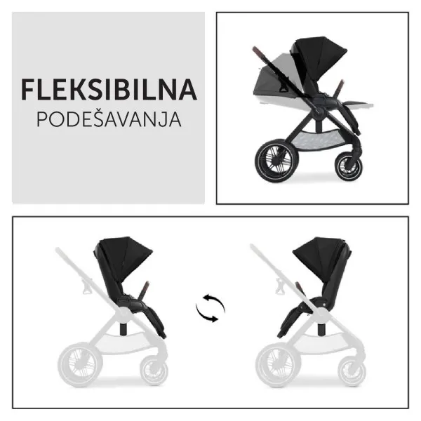 Hauck kolica Walk N Care, Black