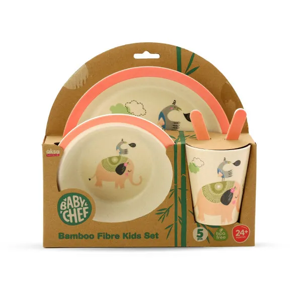 Baby Chef Bamboo Fibre Set za hranjenje