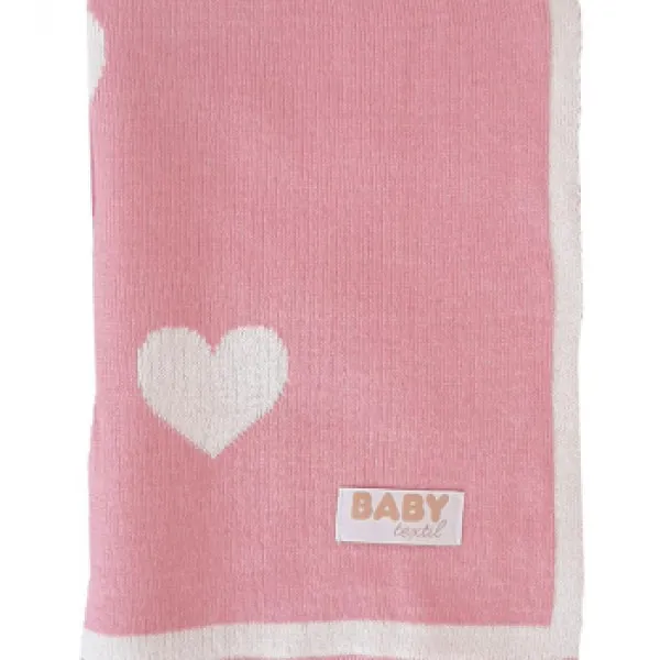 Baby textil ćebe Srculenca, 90x80cm