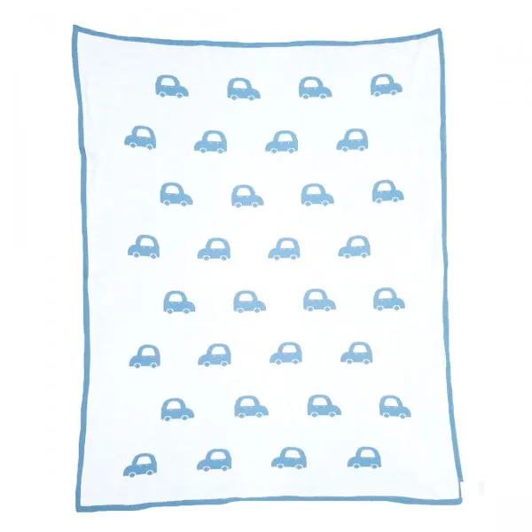 Baby textil ćebe Autići, 90x80cm
