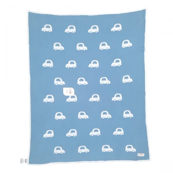 Baby textil ćebe Autići, 90x80cm