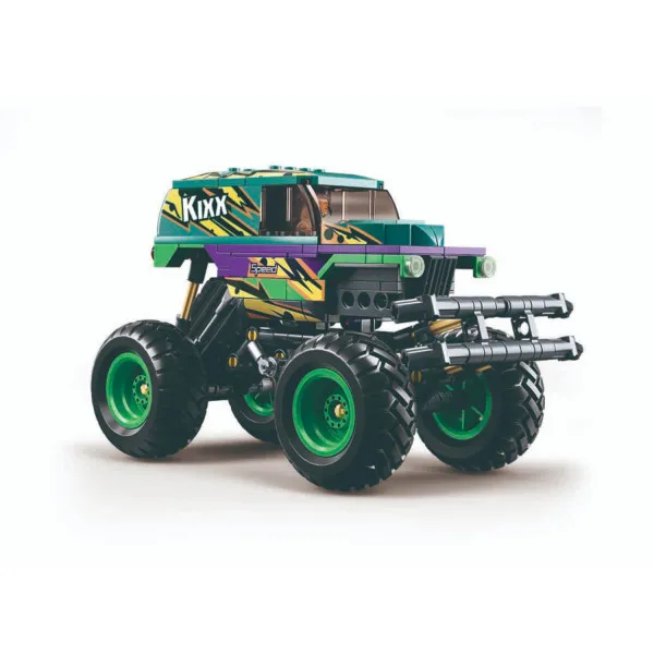 Sluban kocke, vozilo off road zeleni