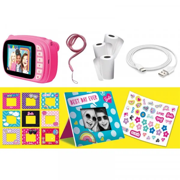 Barbie print kamera