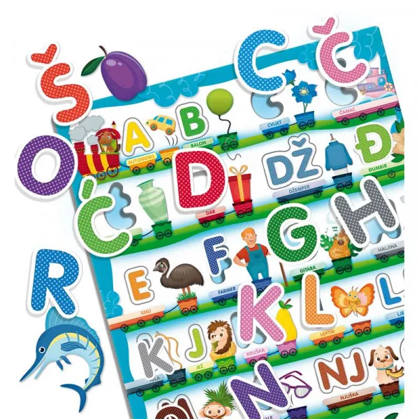 Montessori plus - Taktilna abeceda