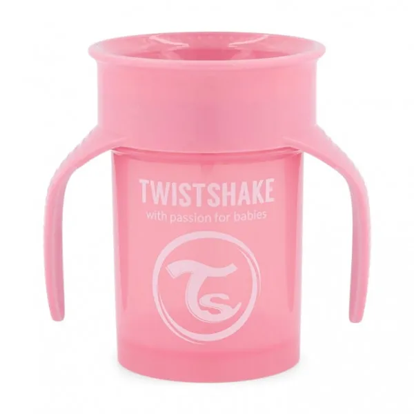 Twistshake casa 360  6+m Pastel Pink 