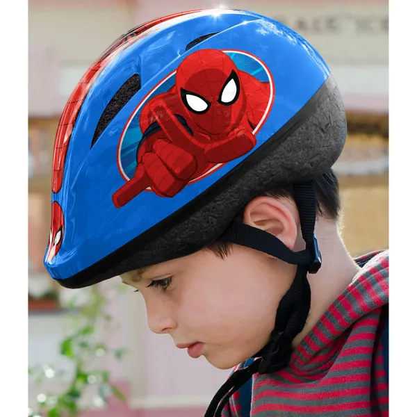 Stamp kaciga 53-56cm sa štitnicima, Spiderman 