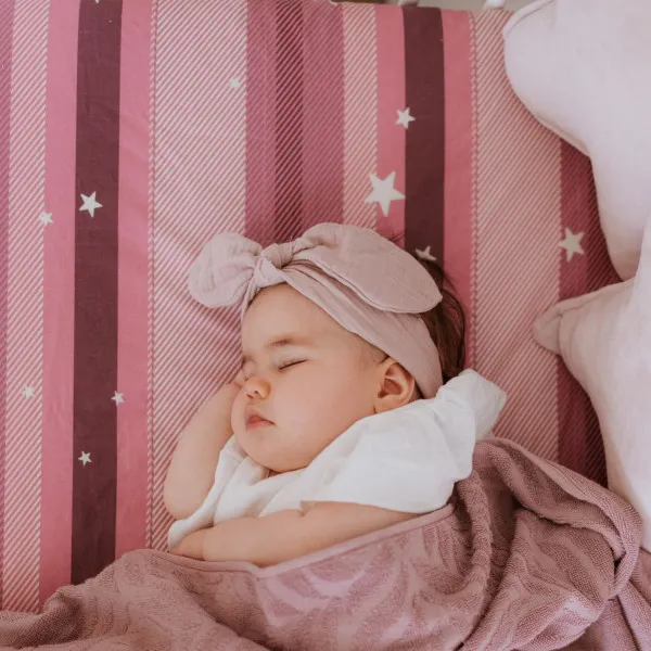 Baby Textil čaršav sa lastišem Stars, 60x120cm