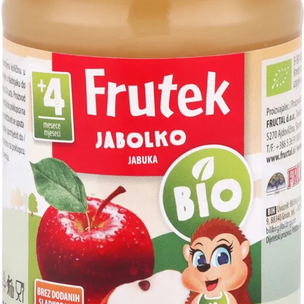 Frutek bio kaš.jabuka 190 gr 