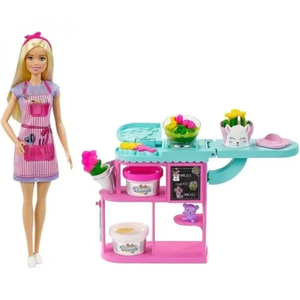 Barbie set - u cvjećari 