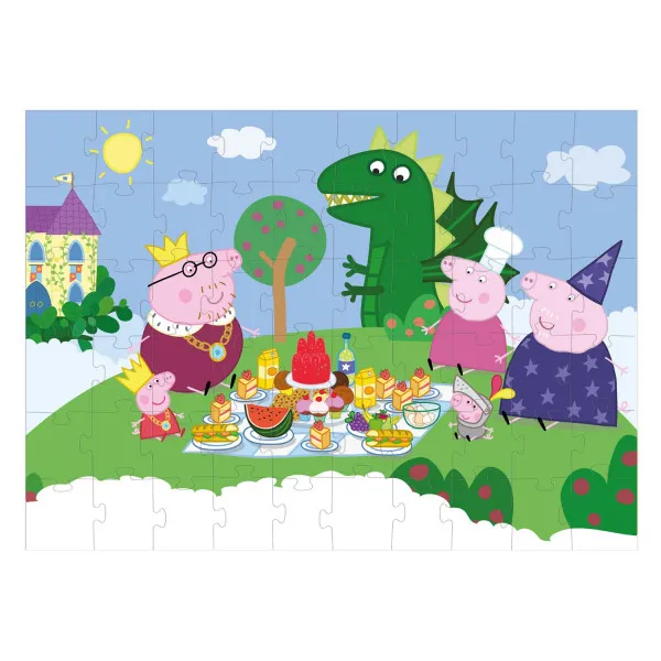 Dodo puzzle 2u1 Peppa prase, piknik 60 kom