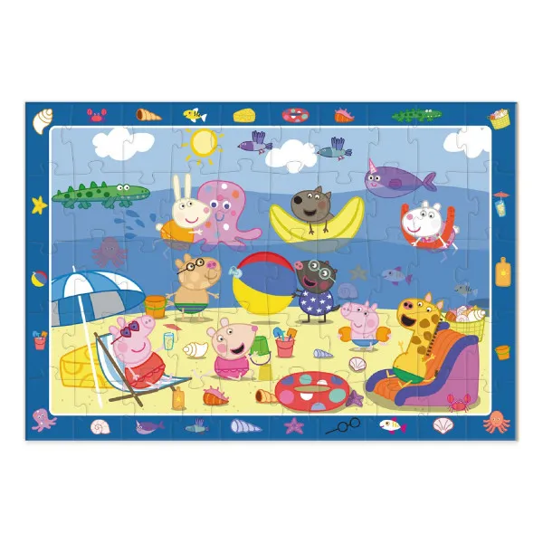 Dodo puzzle Peppa prase,letnji odmor 50 kom