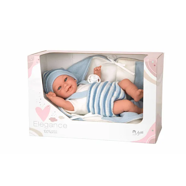 Arias Elegance lutka beba Babyto Azul 35cm