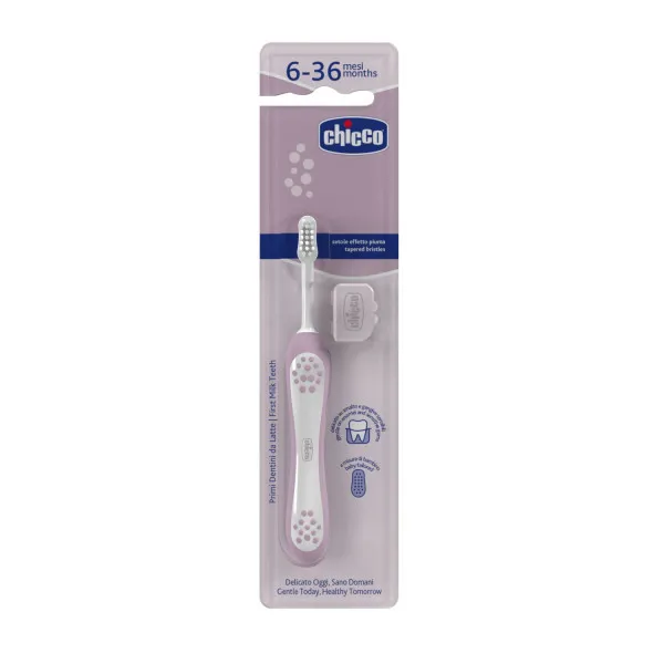 Chicco četkica za zube lila,6-36m 