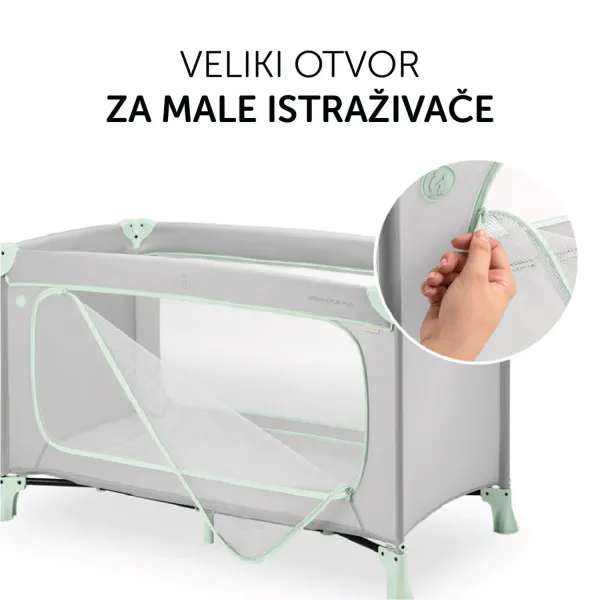 Hauck prenosivi krevetac Dream n Play Plus,Mint
