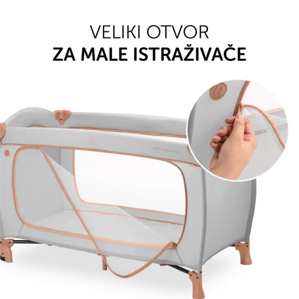 Hauck prenosivi krevetac Sleep n Play Go Plus,Cork
