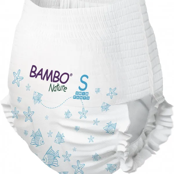 Bambo Nature gacice za kupanje S, 7-12 kg, 12kom