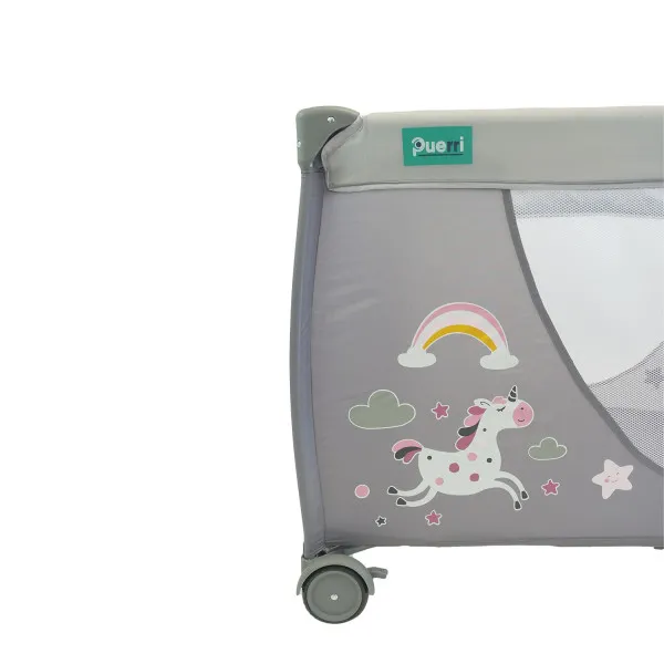 Puerri prenosivi krevetac Unicorn, Grey 