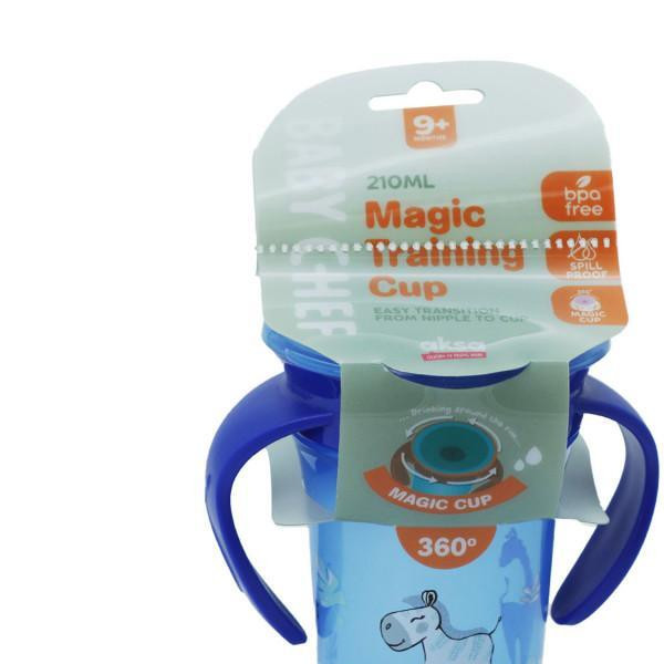 Baby Chef no-spill čaša 360° 210ml, 9m+, plava 