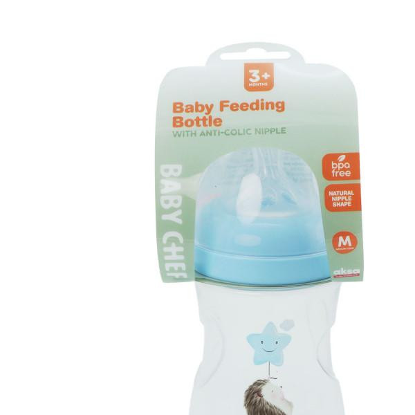 Baby Chef flašica plastična 240ml, plava 