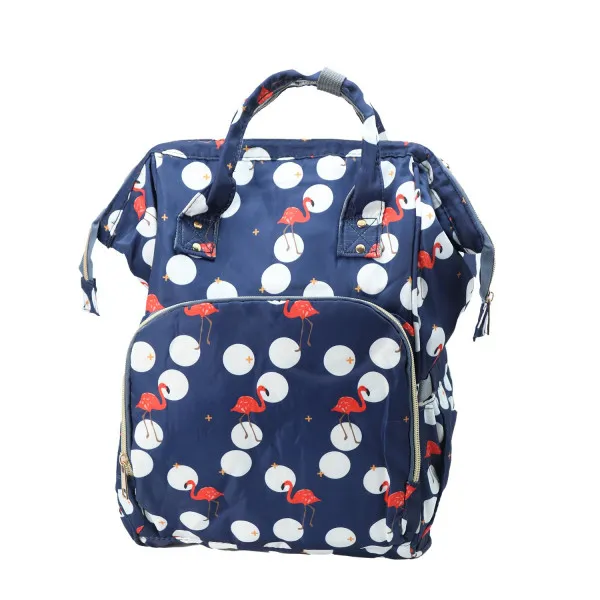 Cute&Cool torba za mame Flamingo teget