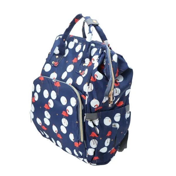 Cute&Cool torba za mame Flamingo teget