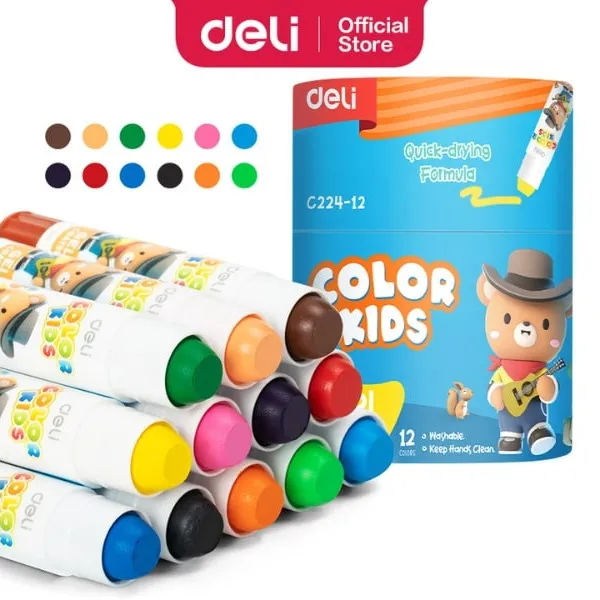 Color kids gel tempera u tubi 1/12 