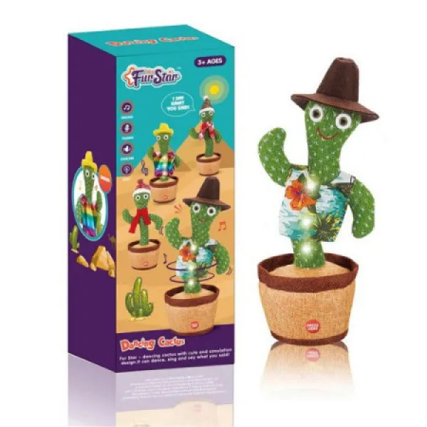 Milla toys Muzički kaktus koji ponavlja riječi