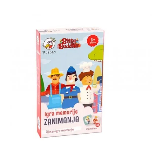 Vrabac Bitty buddies, igra memorije zanimanja 