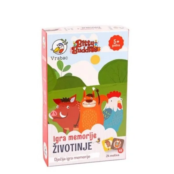 Vrabac Bitty buddies, igra memorije životinje 