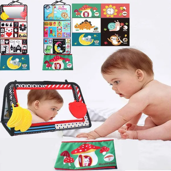 HK Mini igračka za bebe sa ogedalom ,trougao 