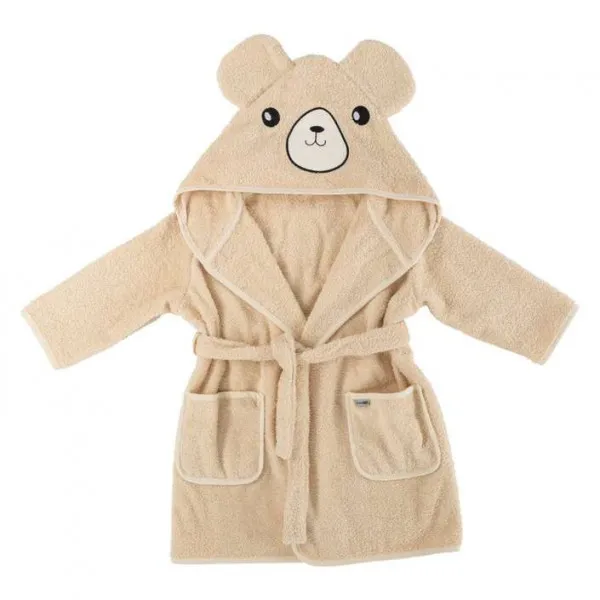 BUBA bademantil 104/110/116 beige Teddy 