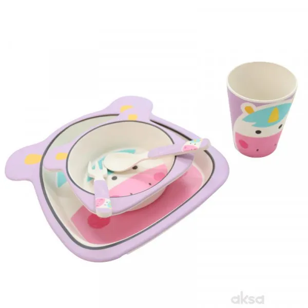Baby Chef set za hranjenje jednorog 5kom