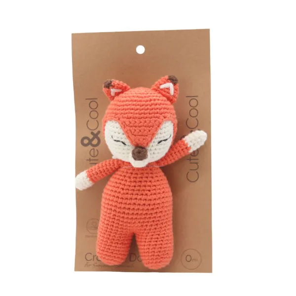 Cute&Cool pletena lutka 16cm lisica 