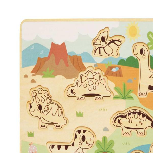 Cute&Cool drvena igračka umetaljka dinosaurus 