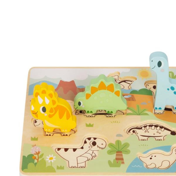 Cute&Cool drvena igračka umetaljka dinosaurus 